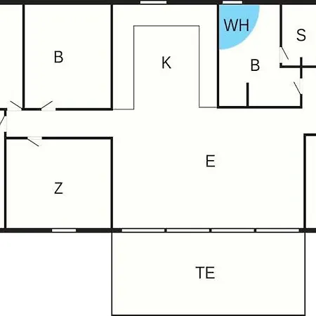 度假居 8 Person In Glesborg